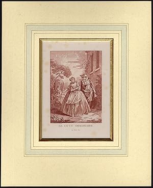 Antique Print-MOLIERE-SGANARELLE-COCU IMAGINAIRE-CUCKOLD-Boucher-Cars-1800