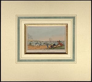 Antique Print-EASTER HUNT-HUNTING-HORSE-DOG-HUNTER-Alken-1821
