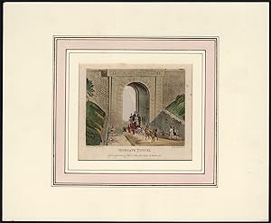Antique Print-FOUR IN HAND-STAGECOACH-HIGHGATE TUNNEL-Pollard-G. Hunt-1830