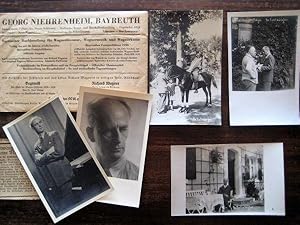 Konvolut von 5 Postkarten mit s/w-Fotoporträts Wilhelm Furtwängler.
