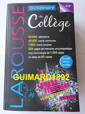 Dictionnaire du collège