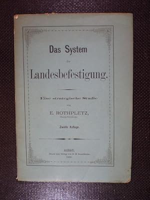 Imagen del vendedor de Das System der Landesbefestigung. Eine strategische Studie a la venta por Buchfink Das fahrende Antiquariat