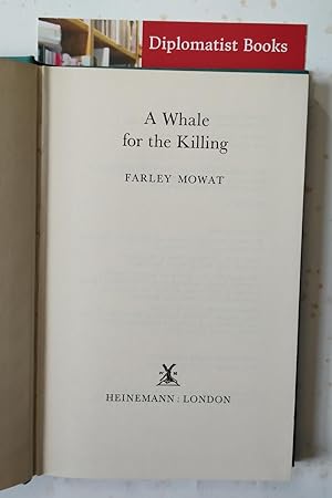 Seller image for A Whale for a Killing for sale by Diplomatist Books