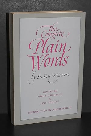 Bild des Verkufers fr The Complete Plain Words zum Verkauf von Books by White/Walnut Valley Books