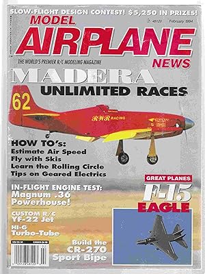 Seller image for Model Airplane News; the World's Premier R/C Modeling Magazine Feb. 1994 for sale by Riverwash Books (IOBA)