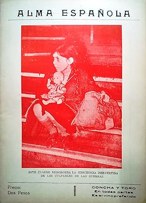 Alma Española. Año IX- N° 92 - Santiago de Chile, abril de 1945. Revista mesnual. Organo de divul...