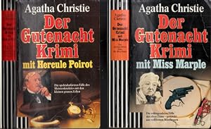 Seller image for Der Gutenacht Krimi mit Miss Marple - Der Gutenacht Krimi mit Hercule Poirot 2 Bcher for sale by Andrea Ardelt
