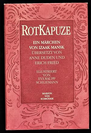 Image du vendeur pour Rotkapuze : Ein Mrchen. mis en vente par Antiquariat Peda