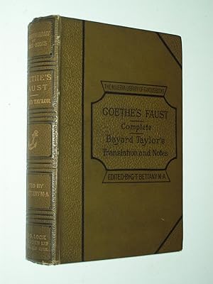 Seller image for Goethe's Faust: A Tragedy [The Minerva Library of Famous Books] for sale by Rodney Rogers
