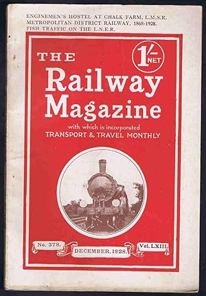 Bild des Verkufers fr The Railway Magazine December 1928 zum Verkauf von Lazy Letters Books