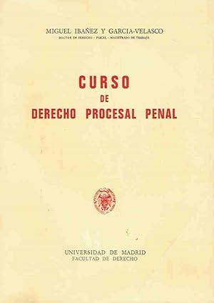 Imagen del vendedor de CURSO DE DERECHO PROCESAL PENAL a la venta por Librera Torren de Rueda