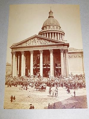 Funérailles de Victor Hugo. Photographie originale d'époque.