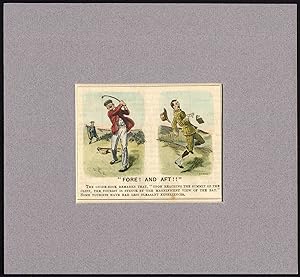 Antique Print-GOLF-GOLF BALL-SWING-MAN-HIT-PUNCH-SMITH-A.T. Smith-1920