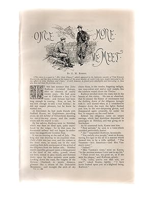 Once More We Meet. Strand Magazine 1898 Vol.XV