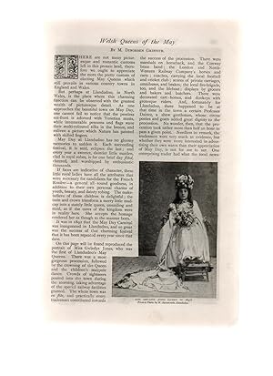 Welsh Queens of the May. Strand Magazine 1898 Vol.XV