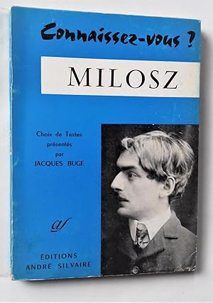 Image du vendeur pour CONNAISSEZ-VOUS MILOSZ ? mis en vente par Librairie Pique-Puces