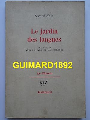 Bild des Verkufers fr Le Jardin des langues zum Verkauf von Librairie Michel Giraud