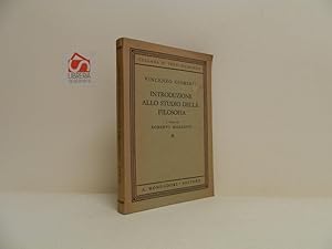 Bild des Verkufers fr Introduzione allo studio della filosofia zum Verkauf von Libreria Spalavera