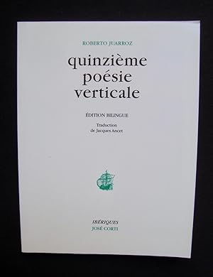 Image du vendeur pour Quinzime posie verticale - mis en vente par Le Livre  Venir