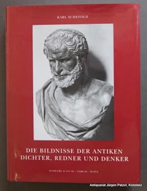 Immagine del venditore per Die Bildnisse der antiken Dichter, Redner und Denker. Neubearbeitet unter Mitarbeit von Anne-Catherine Bayard, Herbert A. Cahn, Martin Guggisberg, Mirjam T. Jenny u. Christoph Schneider. Basel, Schwabe, 1997. Fol. Mit 329 teils ganzseitigen Abbildungen. 599 S. Or.-Lwd. mit Schutzumschlag. (ISBN 3796509975). venduto da Jrgen Patzer