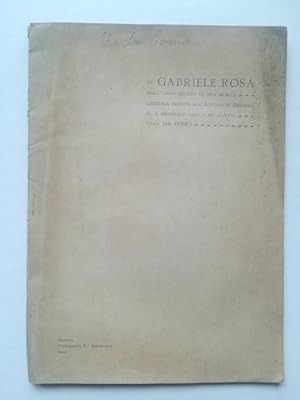 Di Gabriele Rosa nell'anno quinto di sua morte. Lettura tenuta all'Ateneo di Brescia il 2 febbrai...