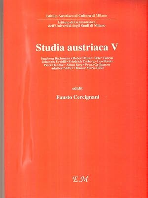 Seller image for Studia austriaca V for sale by Librodifaccia