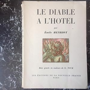 Image du vendeur pour Le Diable  l ' Hotel , illustr de bois gravs en couleurs de G.NICK . mis en vente par Lecapricorne