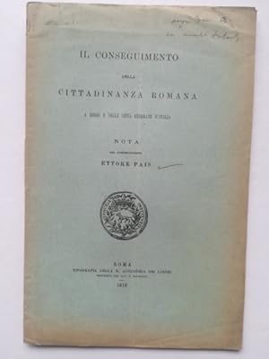 Il conseguimento della cittadinanza romana a Regio e nelle citta' federate d'Italia