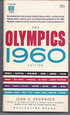 Image du vendeur pour The Olympics 1960 Edition mis en vente par Brenner's Collectable Books ABAA, IOBA