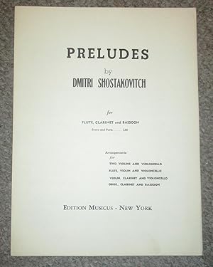 Preludes (Arrangments for Cello, Violin, & Clarinet)