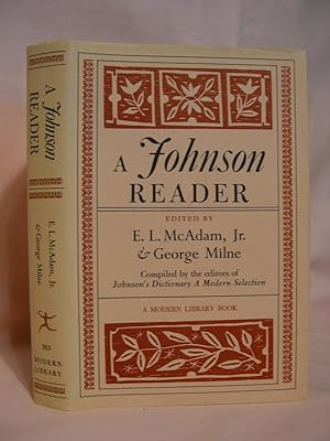 Bild des Verkufers fr A JOHNSON READER zum Verkauf von Robert Gavora, Fine & Rare Books, ABAA