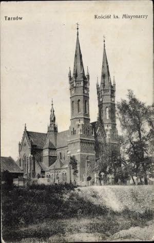 Ansichtskarte / Postkarte Tarnów Tarnau Polen, Kosciol Ks. Misyonarzy, Kirche