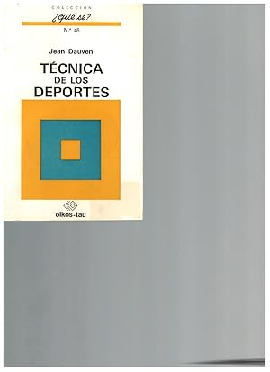 Image du vendeur pour TCNICA DE LOS DEPORTES mis en vente par Librera Dilogo