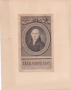 Bild des Verkufers fr Portrt / Bildnis von Sigismund Friedrich Hermbstdt (1760-1833). zum Verkauf von Antiquariat Schwarz & Grmling GbR