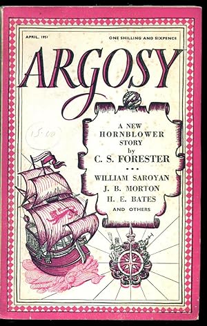 Immagine del venditore per Argosy | The Short Story Magazine of Complete Stories | Volume XII Number 4 | April, 1951 | H. E. Bates 'No More the Nightingales'; C. S. Forester 'Hornblower and the Big Decision'; M. St. Clair 'Murder on the Five Fifteen'; William Saroyan 'The Plot'; Neil M. Gunn 'In a Spanish Garden' venduto da Little Stour Books PBFA Member