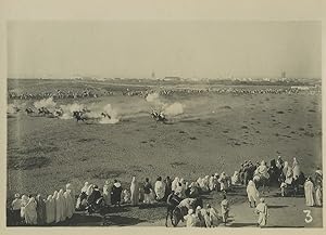 Morocco Marrakech Military Maneuvers? Cavalry Old Photo Felix 1930
