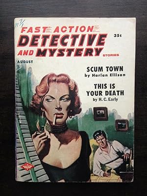 Seller image for FAST ACTION DETECTIVE AND MYSTERY STORIES VOL. 6 NO. 1 AUGUST 1957: Scum Town for sale by Astro Trader Books IOBA