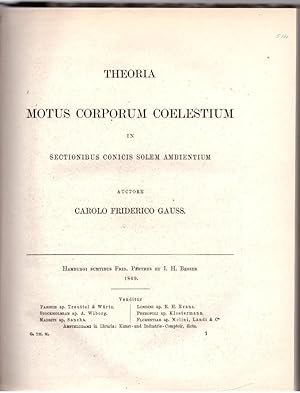 Theoria Motus Corporum Coelestium in Sectionibus Conicis Solem Ambientium