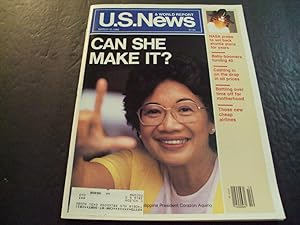 US News World Report Mar 10 1986 Philippine President Corazon Aquino