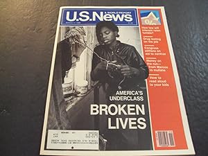 US News World Report Mar 17 1986 America's Underclass Broken Lives