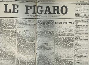 Seller image for A la une - Fac-simil 13 - vol.1 - Le Figaro 49e anne, 3e srie N20 Mardi 20 janvier 1903 - L'horreur du sang - La misre Bretonne - La table - En Allemagne, la sance du Beichstag - Affaires du Venezuela: un incident - Affaires du Maroc. for sale by Le-Livre