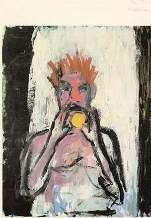 Immagine del venditore per Orangenesser 1981 Painting By Georg Baselitz German Postcard venduto da Postcard Finder