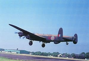 Lancaster Mark MK VII NX611 Plane at Biggin Hill Postcard