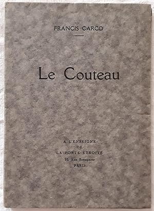 Le couteau