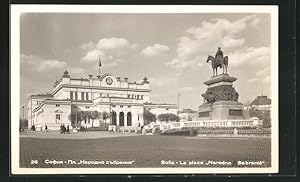 Ansichtskarte Sofia, la place Narodno Sobranie