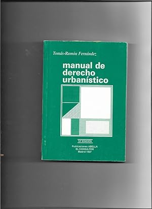 Imagen del vendedor de Manual de derecho urbanstico a la venta por Papel y Letras