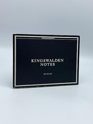 Kingswalden Notes [Pentagram Papers 16]