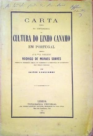 CARTA ÁCERCA DA CONVENIENCIA DA CULTURA DO LINHO CANAMO.