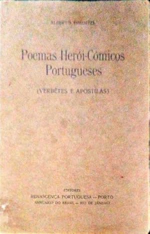 POEMAS HERÓI-CÓMICOS PORTUGUESES.