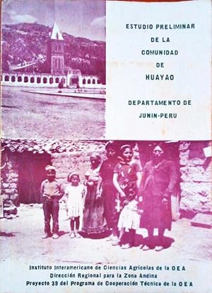 ESTUDIO PRELIMINAR DE LA COMUNIDAD DE HUAYAO.
